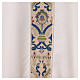 Chasuble mariale brodée à la main blanche Slabbinck s3
