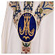 Chasuble mariale brodée à la main blanche Slabbinck s6
