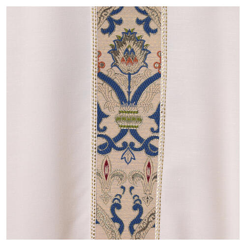 Hand-Embroidered White Marian Chasuble by Slabbinck 3