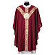 Slabbinck Chasuble with Hand-Embroidered Symbol on Brocade s1