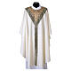 Chasuble in 100% wool with braids and brocade by Slabbinck s3
