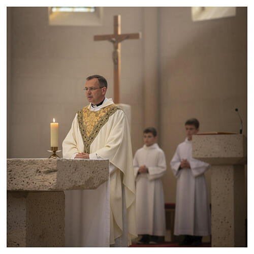 Casula 100% lã galões e brocado Slabbinck 2