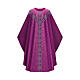Casulla adamascada Slabbinck con entorchado entretejido s5