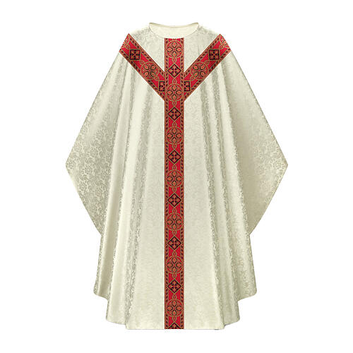 Damask Chasuble by Slabbinck with Woven Galloon 5