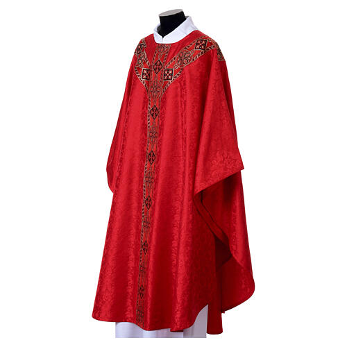 Damask Chasuble by Slabbinck with Woven Galloon 8