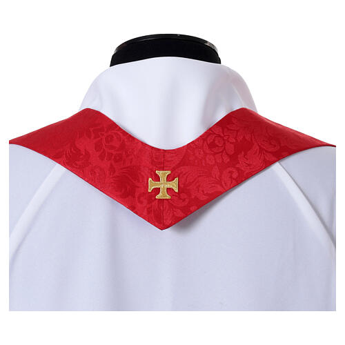 Damask Chasuble by Slabbinck with Woven Galloon 12