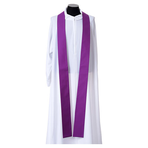 Chasuble with gold-toned band 100% wool by Slabbinck with collar 9