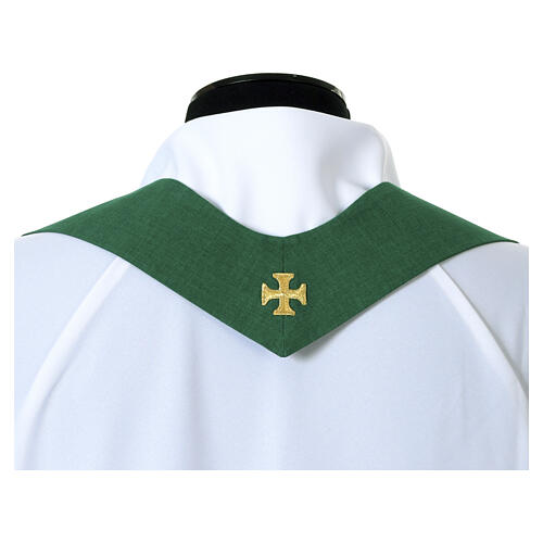 Slabbinck chasuble with gold band and cross 10