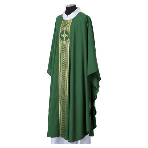 Chasuble Slabbinck galon doré croix 7