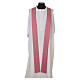 Slabbinck chasuble in pink with golden cross and trim s7