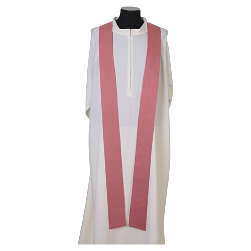 Casulla Slabbinck rosa con cruz y entorchado dorado 7