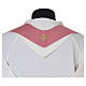 Casulla Slabbinck rosa con cruz y entorchado dorado s8