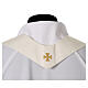Slabbinck Chasuble with Roll Collar and Machine-Embroidered Crosses s10