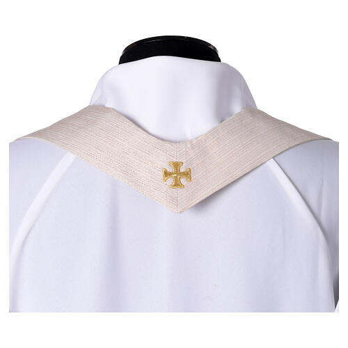 Chasuble Benoît XVI brodée or Slabbinck 12