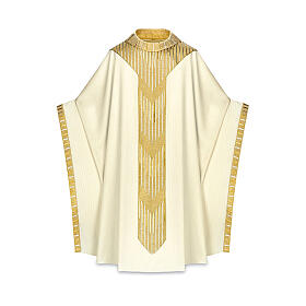 Casula Benedetto XVI ricamata oro Slabbinck