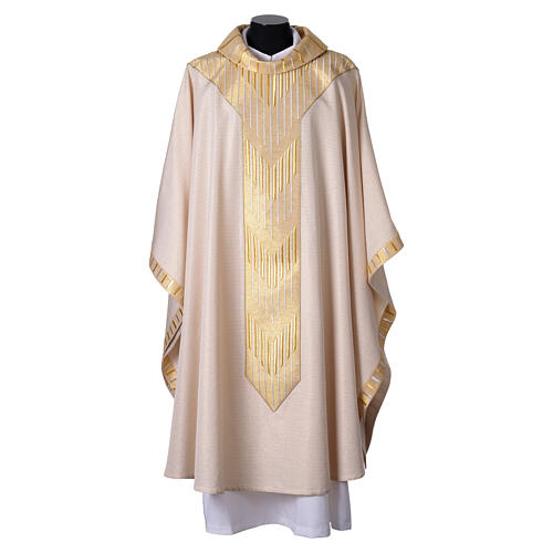 Casula Benedetto XVI ricamata oro Slabbinck 1