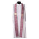 Chasuble rose détails entrelacés fil doré Slabbinck s5