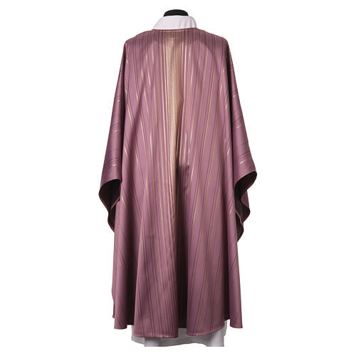 Pink Chasuble with Interwoven Gold Thread by Slabbinck 4