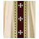 Wool blend chasuble by Slabbinck with machine-embroidered crosses s2