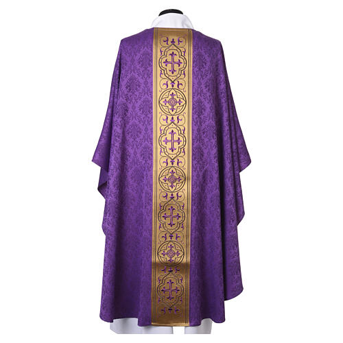 Chasuble damassée et brodée à la machine Slabbinck 12
