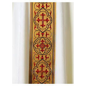 Damask Chasuble with Machine Embroidery by Slabbinck