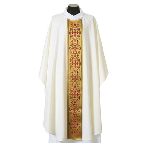 Damask Chasuble with Machine Embroidery by Slabbinck 5