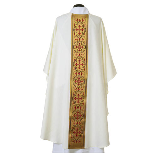Damask Chasuble with Machine Embroidery by Slabbinck 8