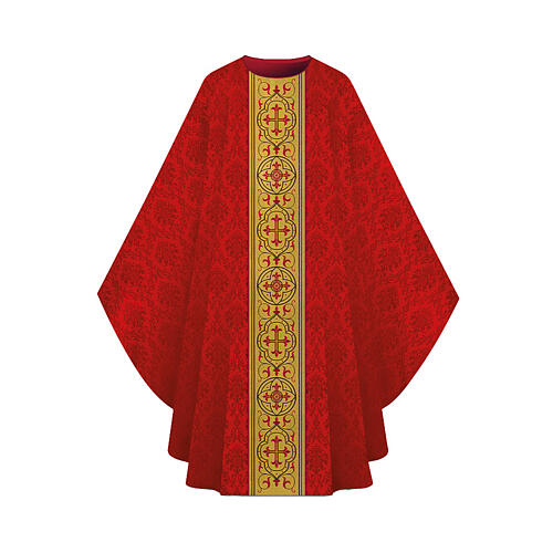 Damask Chasuble with Machine Embroidery by Slabbinck 5