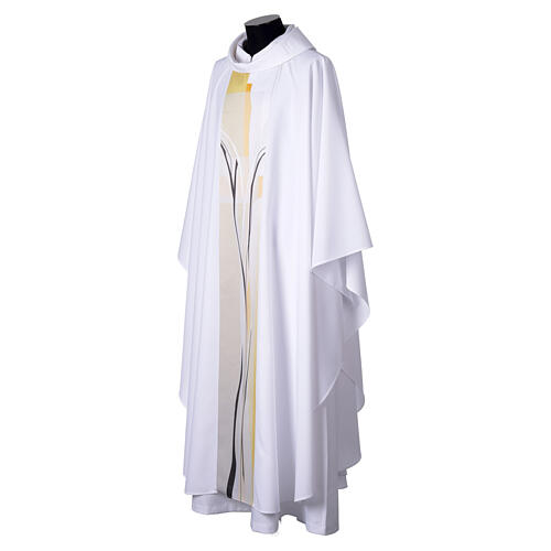 Slabbinck chasuble with natural design band 8