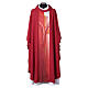 Slabbinck chasuble with natural design band s6