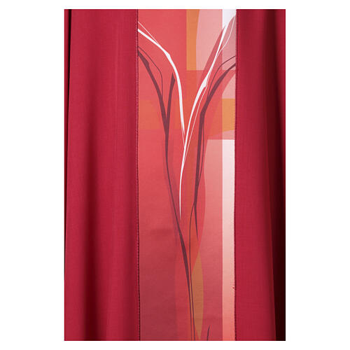 Casulla Slabbinck con diseño natural franja 5