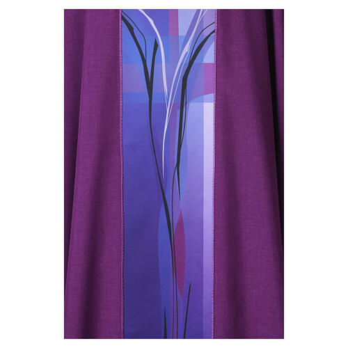 Chasuble Slabbinck avec motif naturel sur le galon 10