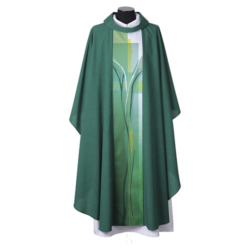 Slabbinck Chasuble with Natural Galloon Design 3
