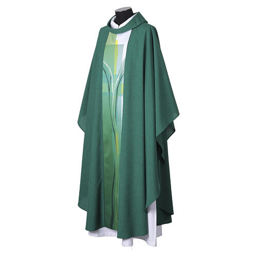 Slabbinck Chasuble with Natural Galloon Design 4