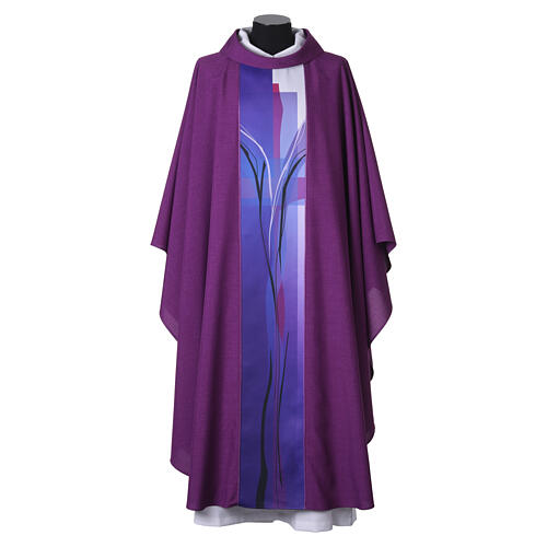 Slabbinck Chasuble with Natural Galloon Design 9