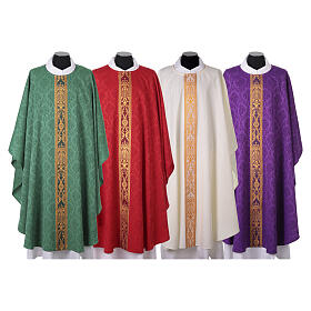 Chasuble gothique Slabbinck avec petit galon tressé