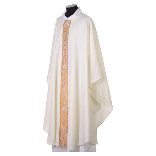 Chasuble gothique Slabbinck avec petit galon tressé 15