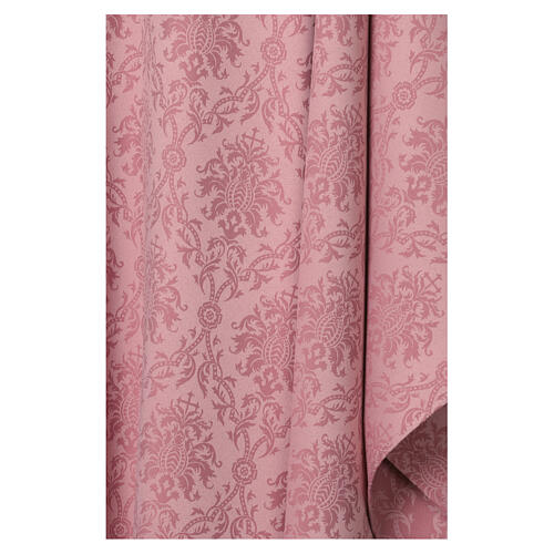 Casulla gótica rosa con pequeño entorchado entrelazado Slabbinck 4