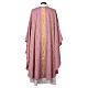 Chasuble gothique rose avec petit galon tressé Slabbinck s5