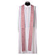 Casula gotica rosa con piccolo gallone intrecciato Slabbinck s6