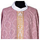 Casula gotica rosa con piccolo gallone intrecciato Slabbinck s3