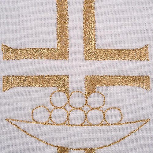 Altar linen set 4 pcs. loaves and fishes 3