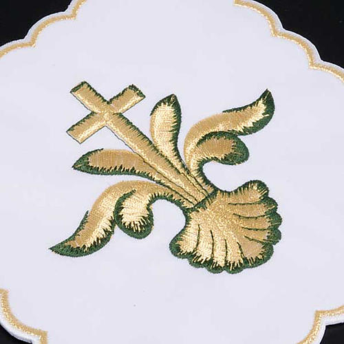 Mass linen set 4 pcs. shell, lily, cross 2