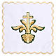 Linge d'autel 4 pcs coquille, lys, croix s1