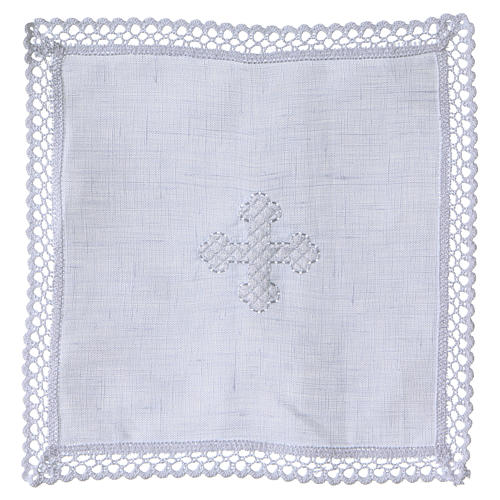 Altar linens with white cross 1
