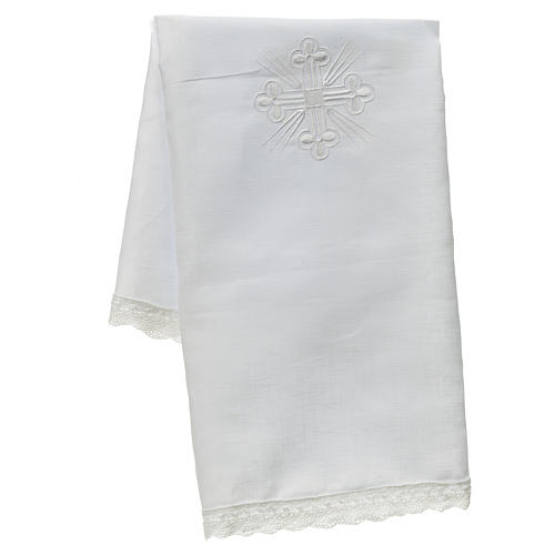 Altar linens, Corporal in linen and polyester 1