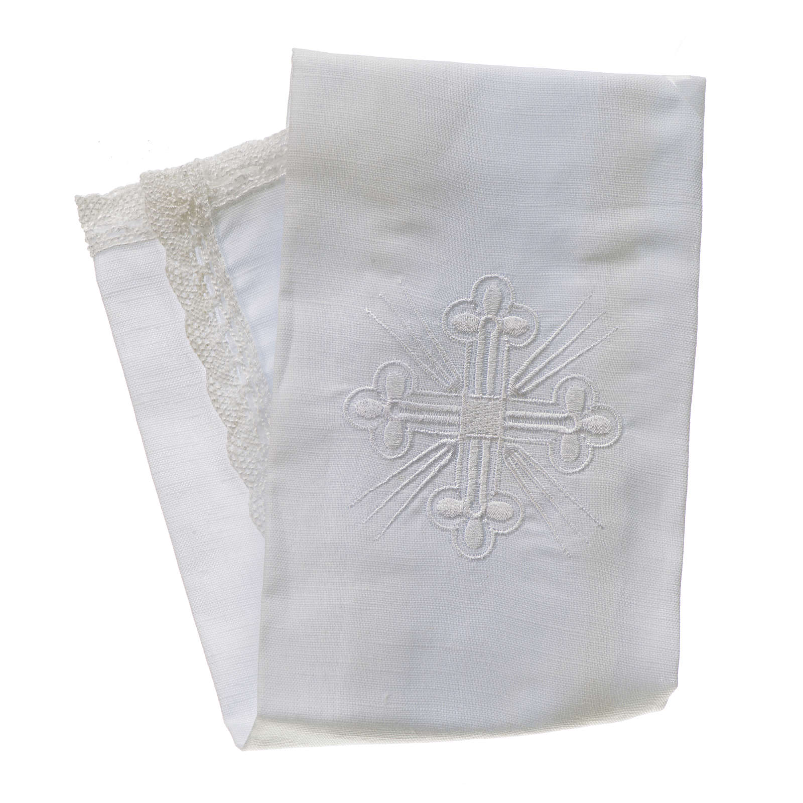 Altar linens, Purificator in linen and polyester online sales on