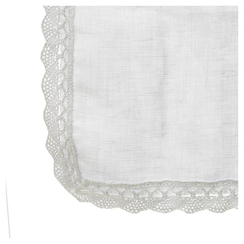 Altar linens, Manuterge in linen and polyester 2
