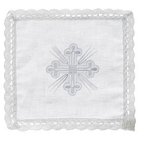Altar linens, Pall in linen and polyester