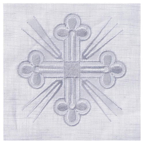 Altar linens, Pall in linen and polyester 2
